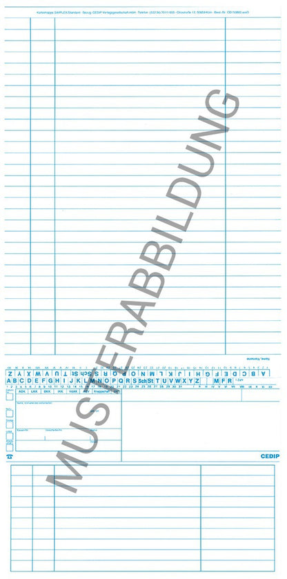 SIMPLEX Karteikarte Kinder- und Jugendarzt, DIN A5