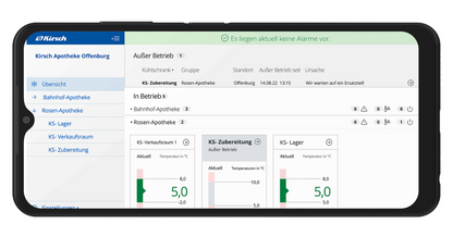 Kirsch EVOLUTION CLOUD MODUL – Temperaturdokumentation