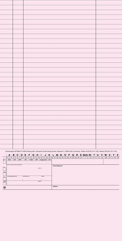 OPTIMA Karteimappe, 250 Stück