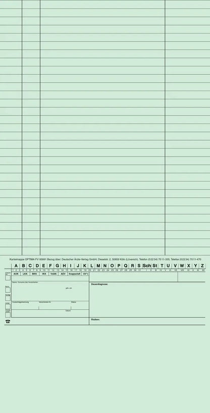 OPTIMA Karteimappe, gefaltet, 250 Stück