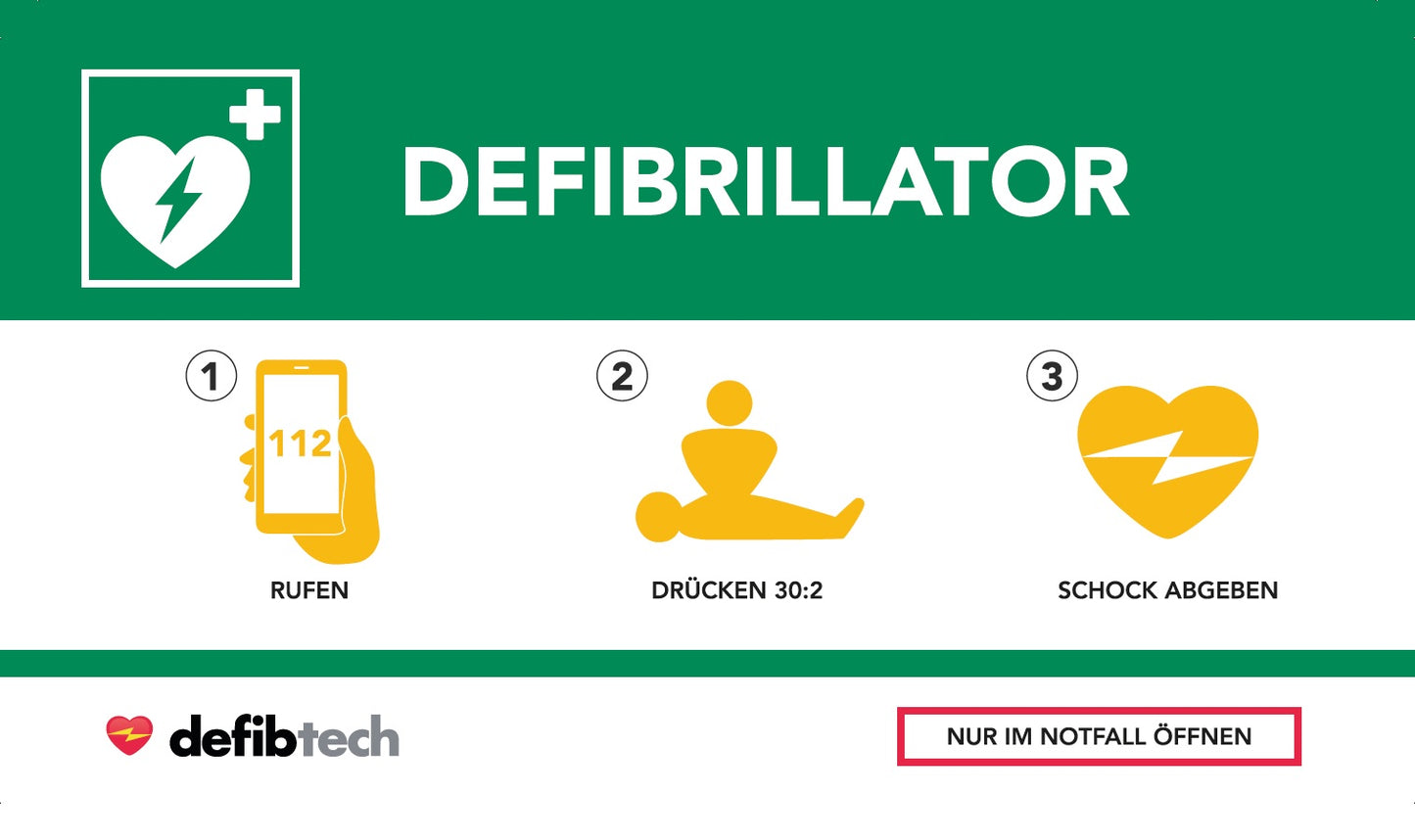 Defibtech AED Schutzschrank Set mit Alarm