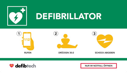 Defibtech AED Schutzschrank Set mit Alarm