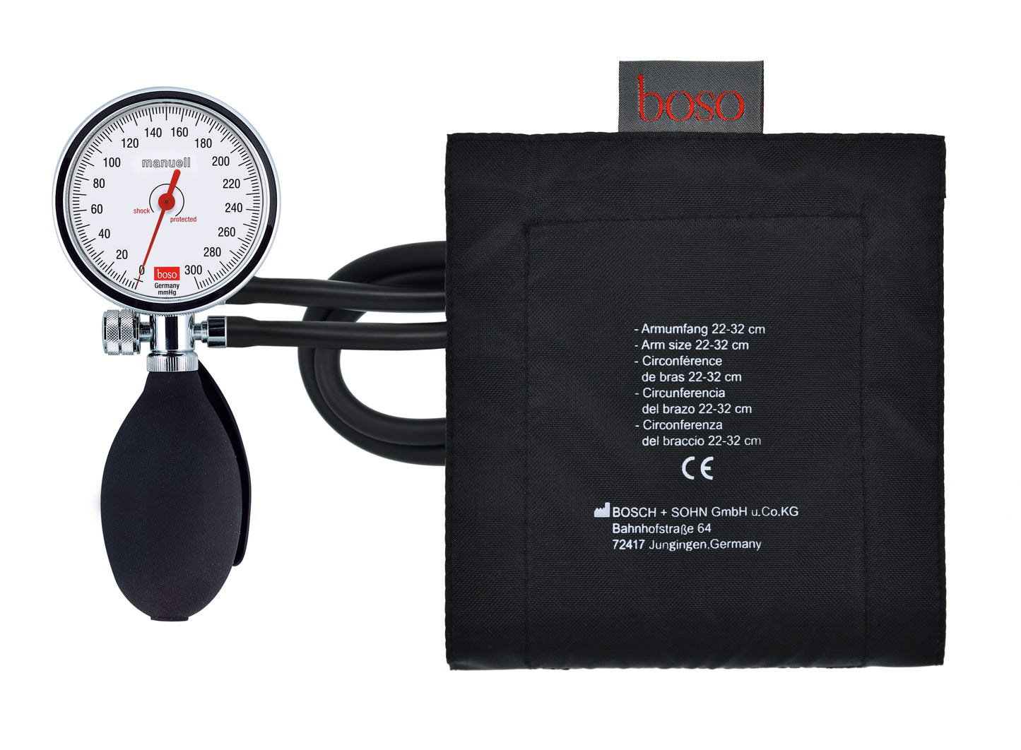 boso manuell Blutdruckmessgerät - Ø 60 mm Skala