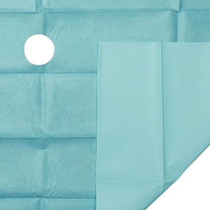 Sterile Abdecktücher mit Loch, 2-lagig, 75 x 90 cm, 30 Stück