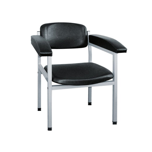 Blutentnahmestuhl, weißes Aluminiumgestell