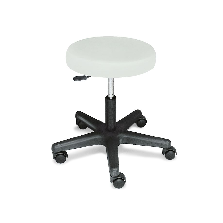 Rollhocker mit harten Rollen