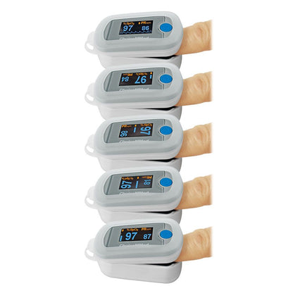 Fingerpulsoximeter OLED - SpO2, Pulsfrequenz, Zubehör