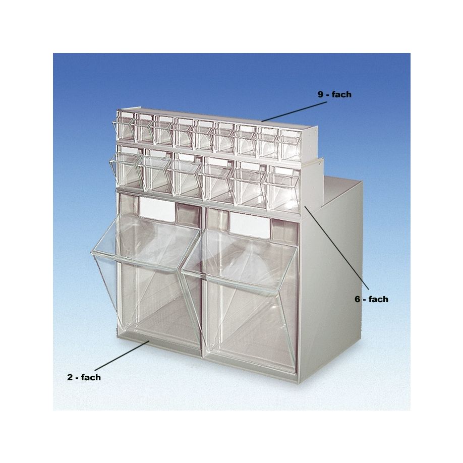 Spritzen- & Kanülenspender, hellgrau/beige