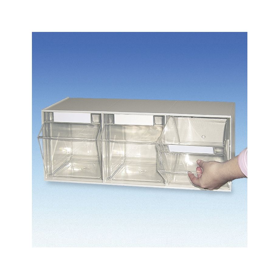 Spritzen- & Kanülenspender, hellgrau/beige