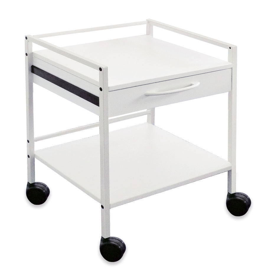 Vielzweckwagen, mit 1 Schublade, grauweiß