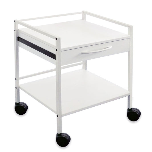 Vielzweckwagen, mit 1 Schublade, grauweiß