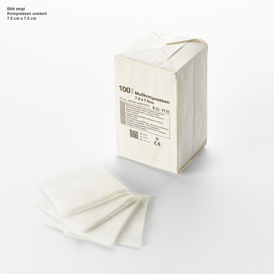 miro-Mullkompressen, unsteril – 100 Stück