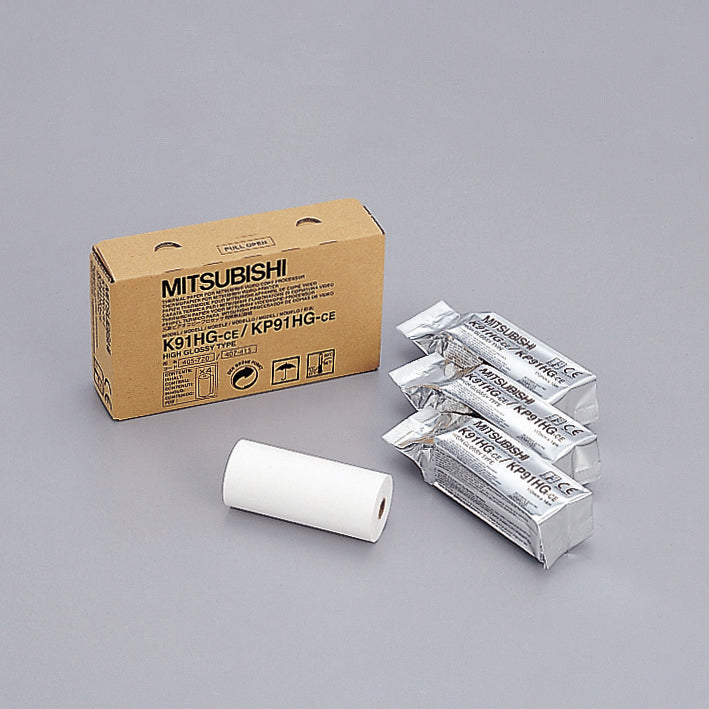 Mitsubishi Printerpapier KP-91 HG, 4 Rollen