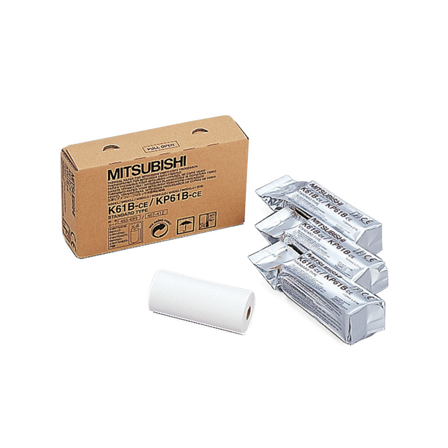 Mitsubishi Printerpapier KP-61B, 4 Rollen