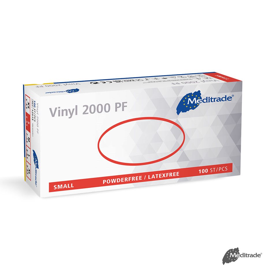 Vinyl 2000 Handschuhe, 100 Stück