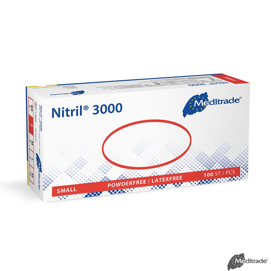 Nitril3000 Nitril Handschuhe weiß