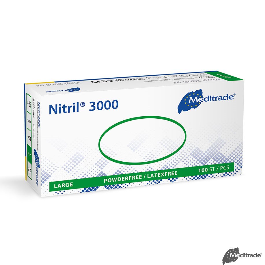 Nitril3000 Nitril Handschuhe weiß