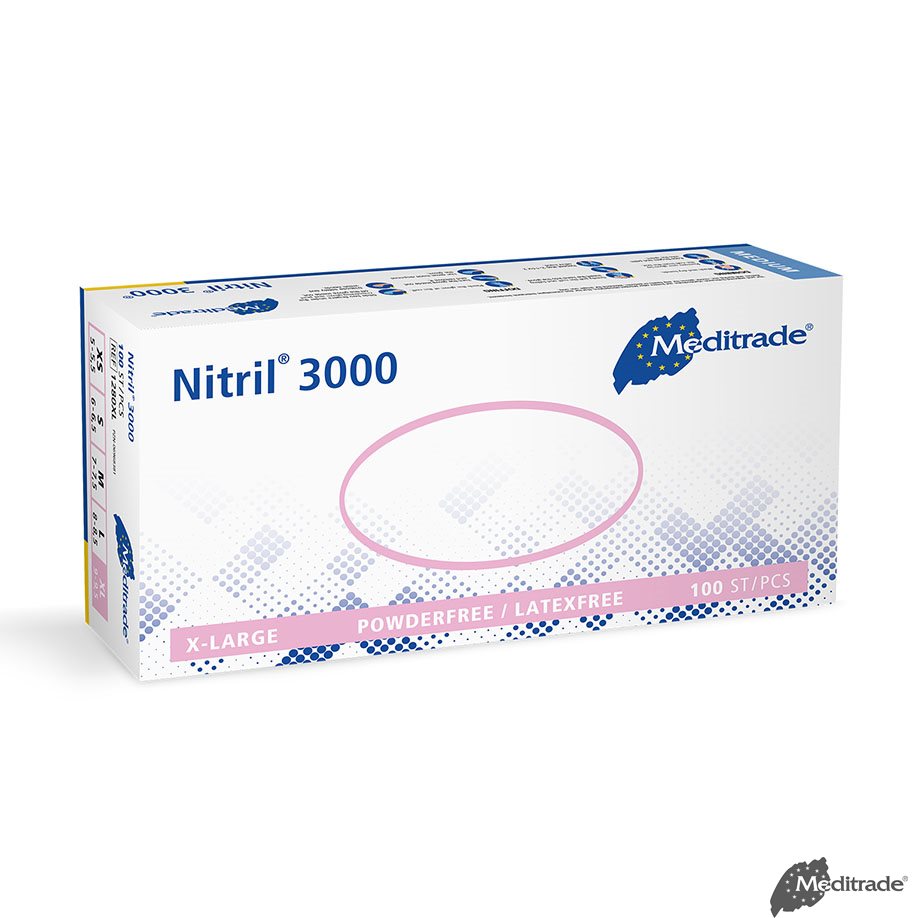 Nitril3000 Nitril Handschuhe weiß