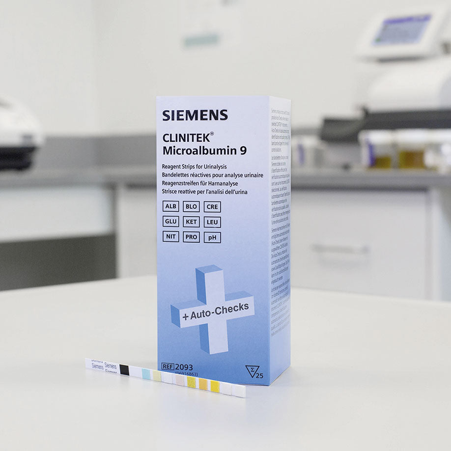 Urinteststreifen Clinitek® Microalbumin 9 – 25 Stück
