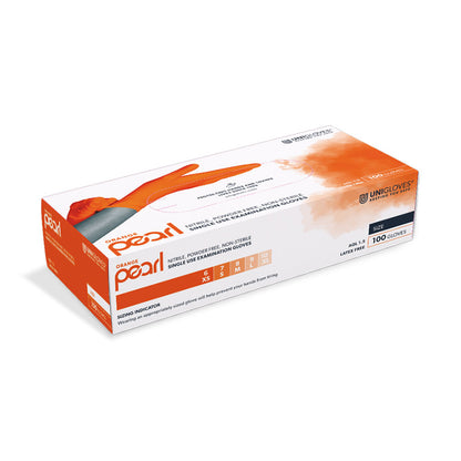 Unigloves Orange Pearl Nitril-Handschuhe